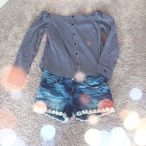 Express off the shoulder top.